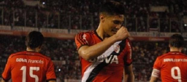 Teo Gutiérrez volvió a lucirse el domingo en River Teo Gutiérrez volvió a lucirse el domingo en River