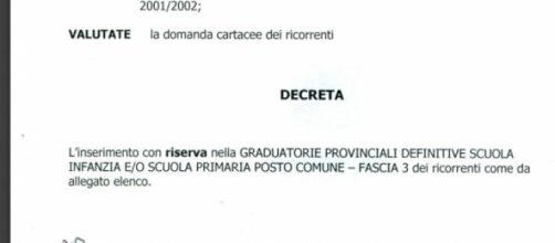 Inserimento GaE diplomati magistrale, Usp Cremona