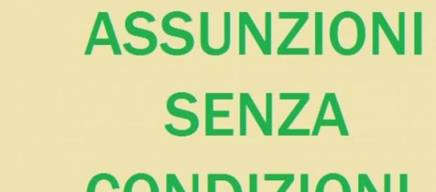 Assunzioni non sono un regalo ma un obbligo. Assunzioni non sono un regalo ma un obbligo.