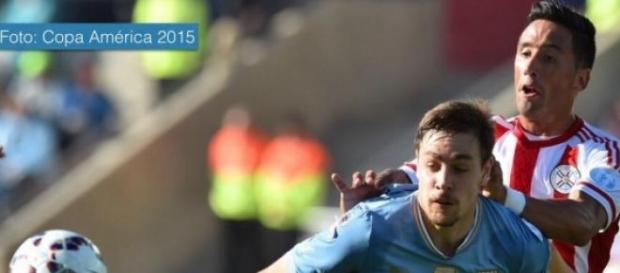 Uruguay y Paraguay empatan a un gol Uruguay y Paraguay empatan a un gol