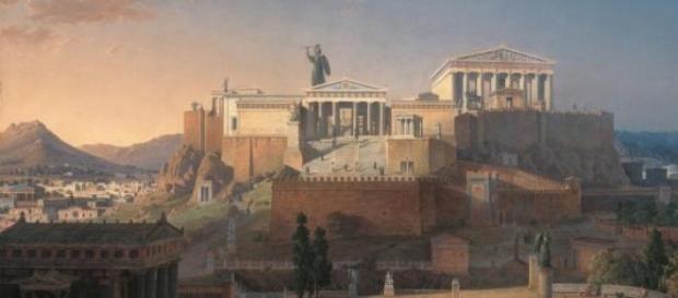 Acrópole de Atenas, na Grécia Acrópole de Atenas, na Grécia