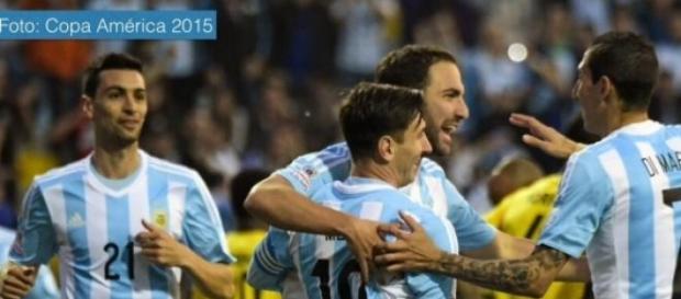Argentina vence uno a cero a Jamaica Argentina vence uno a cero a Jamaica