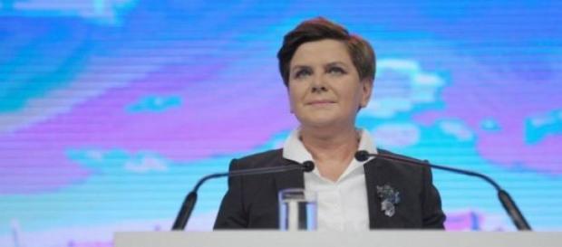 Beata Szydło podczas konwencj PiS Beata Szydło podczas konwencj PiS