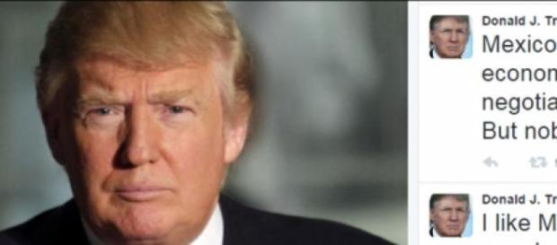 Donald Trump twitea "Me gusta México..." Donald Trump twitea "Me gusta México..."