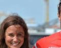 Pippa and James Middleton have fun in solidarity bike race