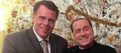 Dana con Silvio Berlusconi