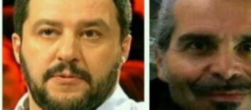 Matteo Salvini e Piero Pelù