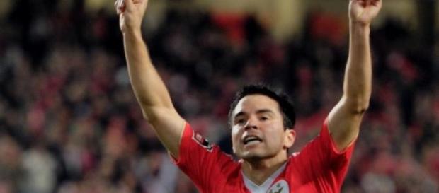 Saviola en su paso por Benfica Saviola en su paso por Benfica