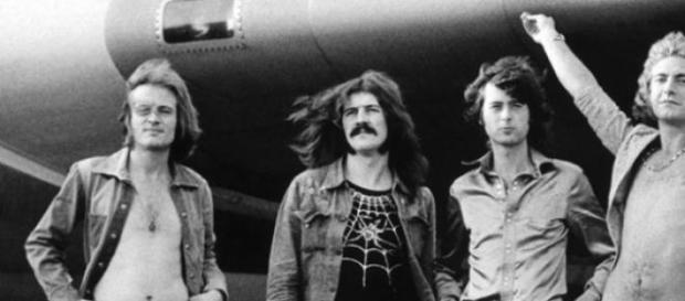Led Zeppelin en 1973, en pleno auge de la banda Led Zeppelin en 1973, en pleno auge de la banda