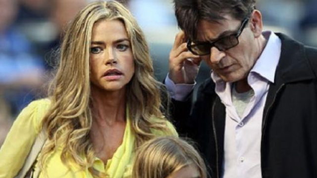 Charlie Sheen et Denise Richards
