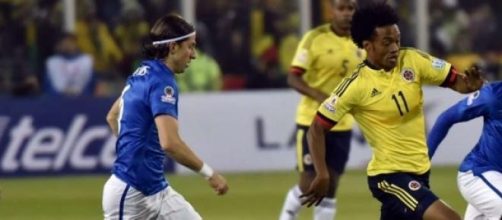 Cuadrado, obiettivo juventino, con la Colombia