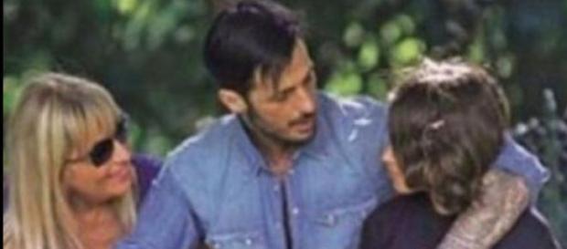 Fabrizio Corona con la madre Gabriella e il figlio Fabrizio Corona con la madre Gabriella e il figlio