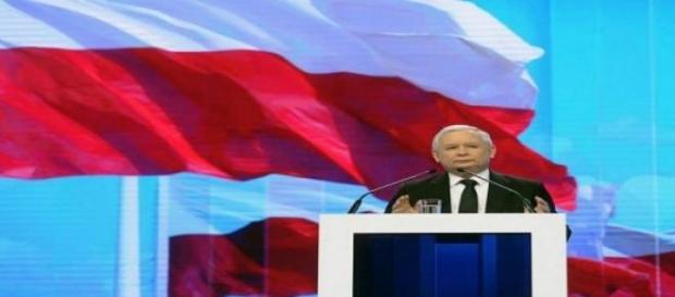 Jarosław Kaczyński w czasie Konwencji PiS Jarosław Kaczyński w czasie Konwencji PiS