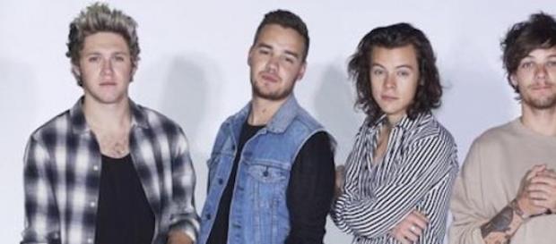 Les quatre membres des One Direction. Les quatre membres des One Direction.