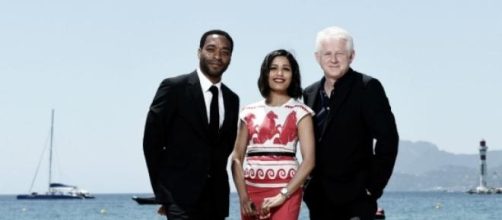 Freida Pinto, Chiwetel Ejiofor and Richard Curtis