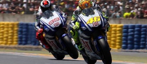 Jorge Lorenzo e Valentino Rossi