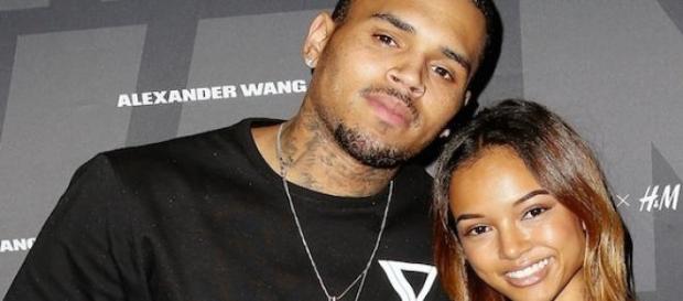 Chris Brown et son ex Karrueche Tran. Chris Brown et son ex Karrueche Tran.