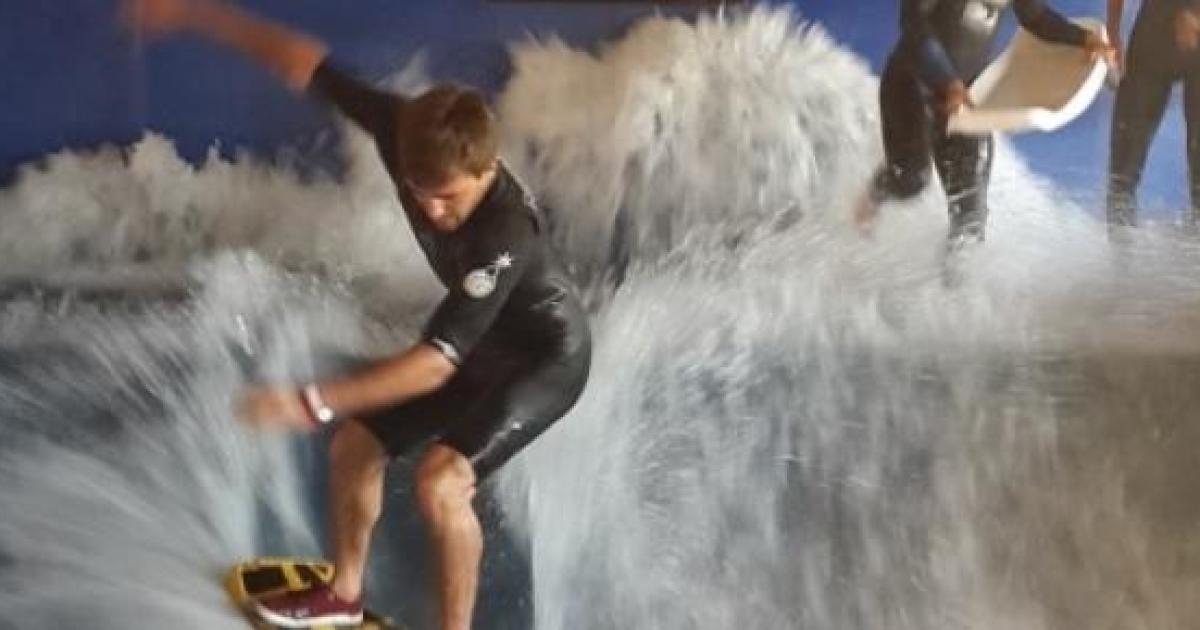 Ahora en Buenos Aires se practica Surf.