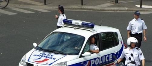 French national police responding to an incident