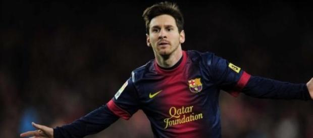El jugador del F.C. Barcelona, Leo Messi El jugador del F.C. Barcelona, Leo Messi