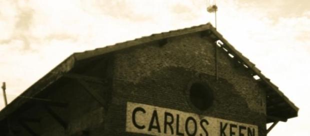 Galpón en la estación de Carlos Keen Galpón en la estación de Carlos Keen