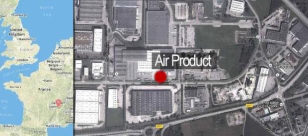 L'attentat a eu lieu à Air Product, Source BFM TV L'attentat a eu lieu à Air Product, Source BFM TV