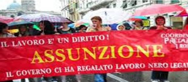 Manifestazione contro il lavoro nero Manifestazione contro il lavoro nero