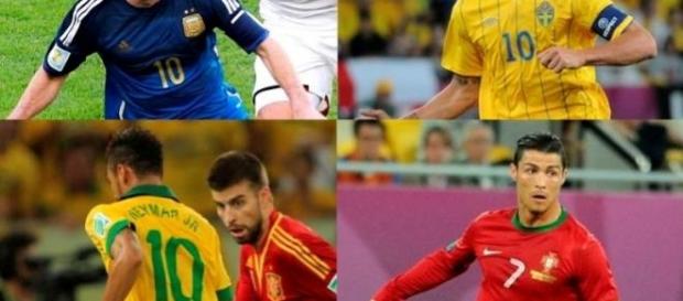 Messi, Cristiano, Neymar y Zlatan... ¿Olímpicos? Messi, Cristiano, Neymar y Zlatan... ¿Olímpicos?