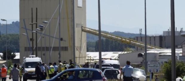 Un'immagine dell'industria di gas Un'immagine dell'industria di gas