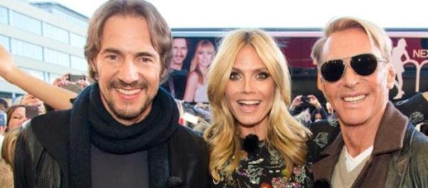 v.links: Thomas Hayo, Heidi Klum und Wolfgang Joop v.links: Thomas Hayo, Heidi Klum und Wolfgang Joop
