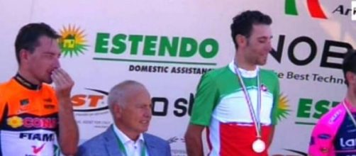 Vincenzo Nibali in maglia Tricolore