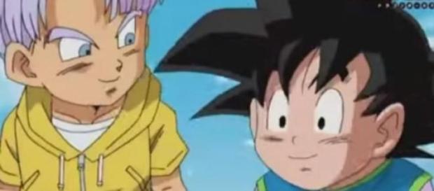 Goten y Trunks en el avance Goten y Trunks en el avance