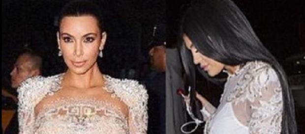 Kylie Jenner nutzt die Kleider von Kim Kardashian Kylie Jenner nutzt die Kleider von Kim Kardashian