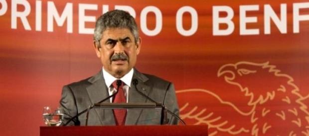 O presidente do Benfica está confiante. O presidente do Benfica está confiante.