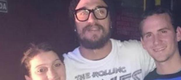 Osvaldo junto a los padres de Jeremías Osvaldo junto a los padres de Jeremías