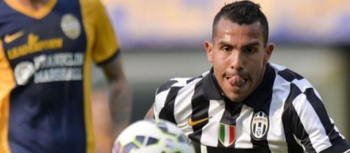 Carlos Tevez attaccante della Juventus