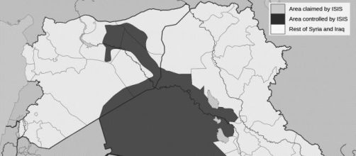 Controllo territoriale dell'ISIS dal gennaio 2014