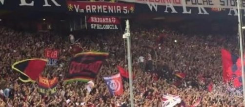 La Gradinata Nord, cuore del tifo genoano