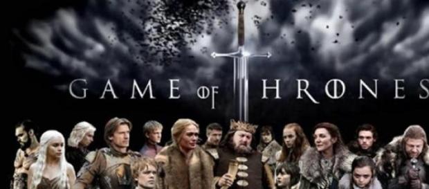 Cartel de la serie de éxito 'Juego de Tronos' Cartel de la serie de éxito 'Juego de Tronos'
