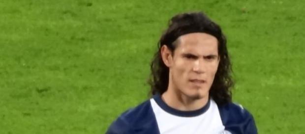 Cavani con el Paris Saint-Germain Cavani con el Paris Saint-Germain