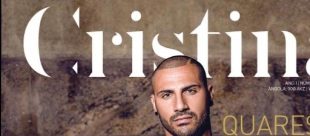 Quaresma na capa da revista Cristina Quaresma na capa da revista Cristina