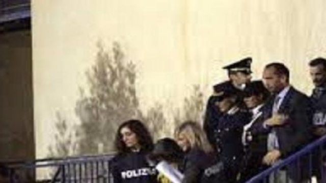 Veronica Panarello durante l'arresto.