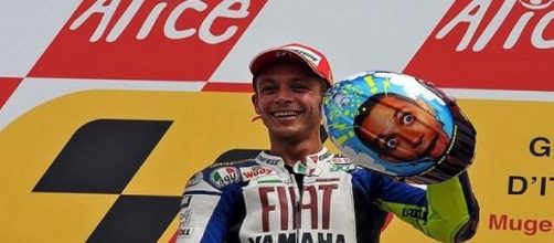 Valentino Rossi, vincitore del Gp d'Olanda