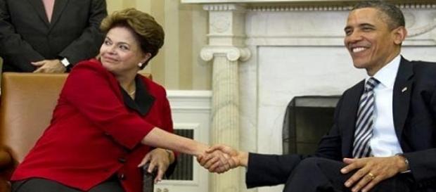 Dilma e Obama - Brasil entrará no Global Entry Dilma e Obama - Brasil entrará no Global Entry