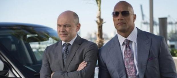 Dwayne Johnson and Rob Corddry in Ballers Dwayne Johnson and Rob Corddry in Ballers