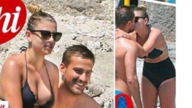 Emma Marrone bacia Fabio Borriello a Capri.