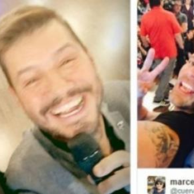 2 selfis de Ricky y Marcelo para tener un recuerdo