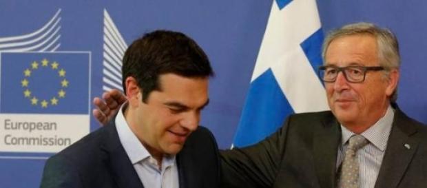 Alexis Tsipras e Jean-Calude Juncker Alexis Tsipras e Jean-Calude Juncker