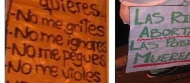 Algunas de las demandas que se hicieron presente. Algunas de las demandas que se hicieron presente.