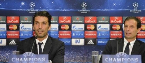 Juventus, la conferenza stampa di Allegri e Buffon